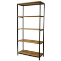 Natural Mango and Black Tall Bookcase W284774