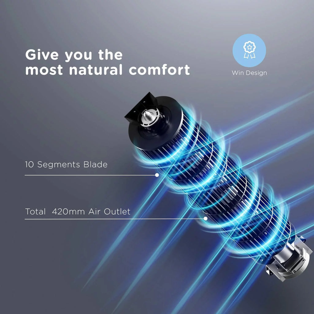 40 Oscillating Tower Fan with Remote, Black F359451