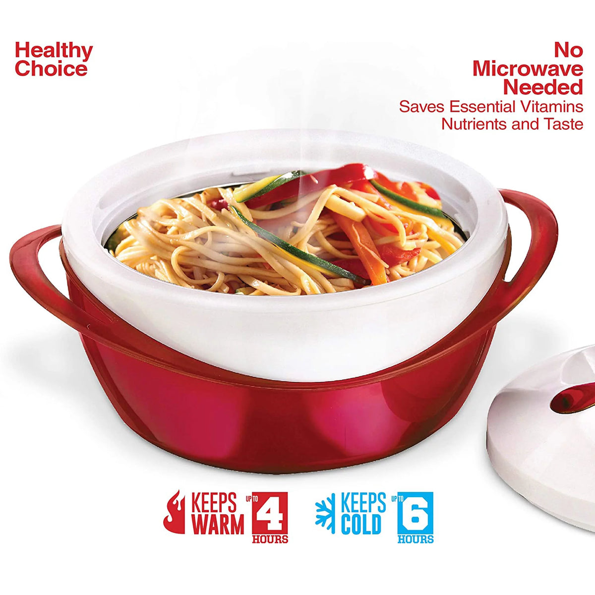 2.6-Qt Stainless Steel Insulated Food Container D782