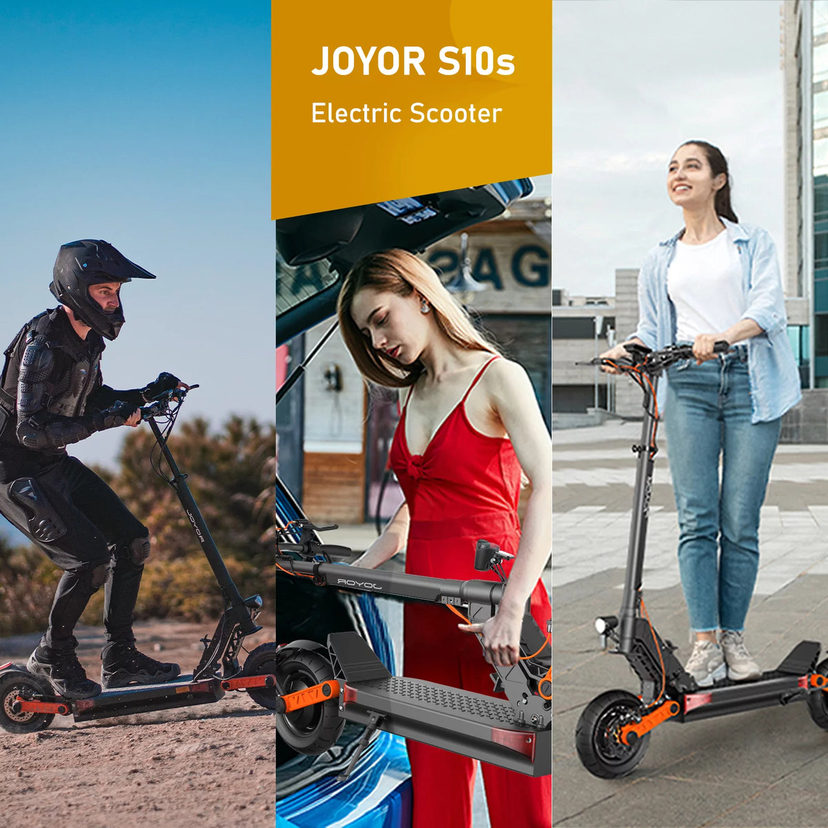 Dual Motor Electric Scooter, 2000W Up to 37 MPH & 50 Miles, 10 Off-Road Tires R695405