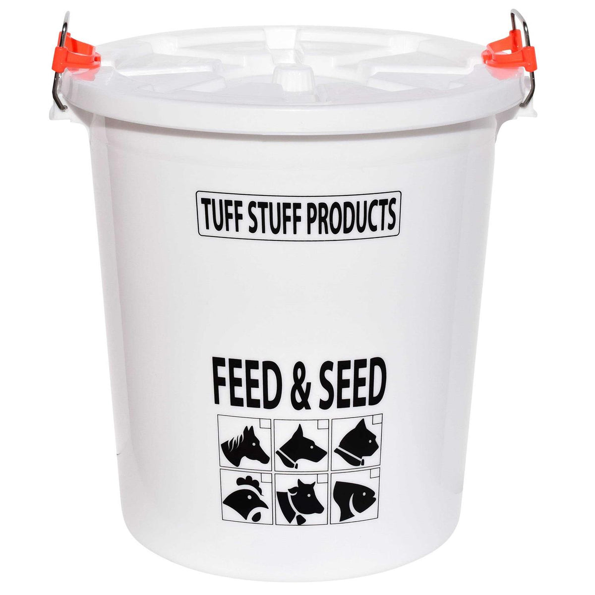 7 Gallon Feed and Seed Storage Pail with Locking Lid O6862