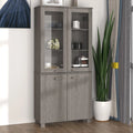 Solid Wood Pine Gray Highboard G4350