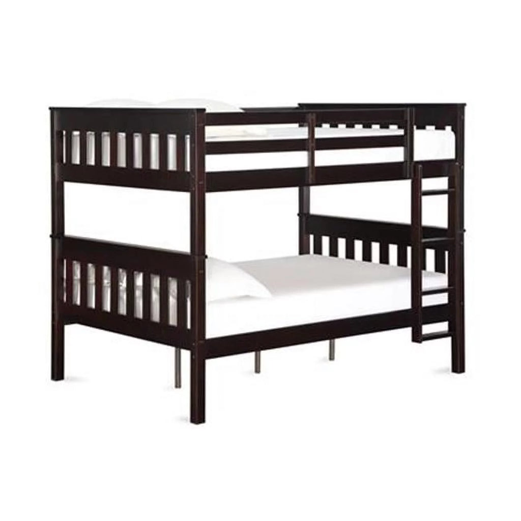 Full over Full Wood Bunk Bed with USB Port V143564