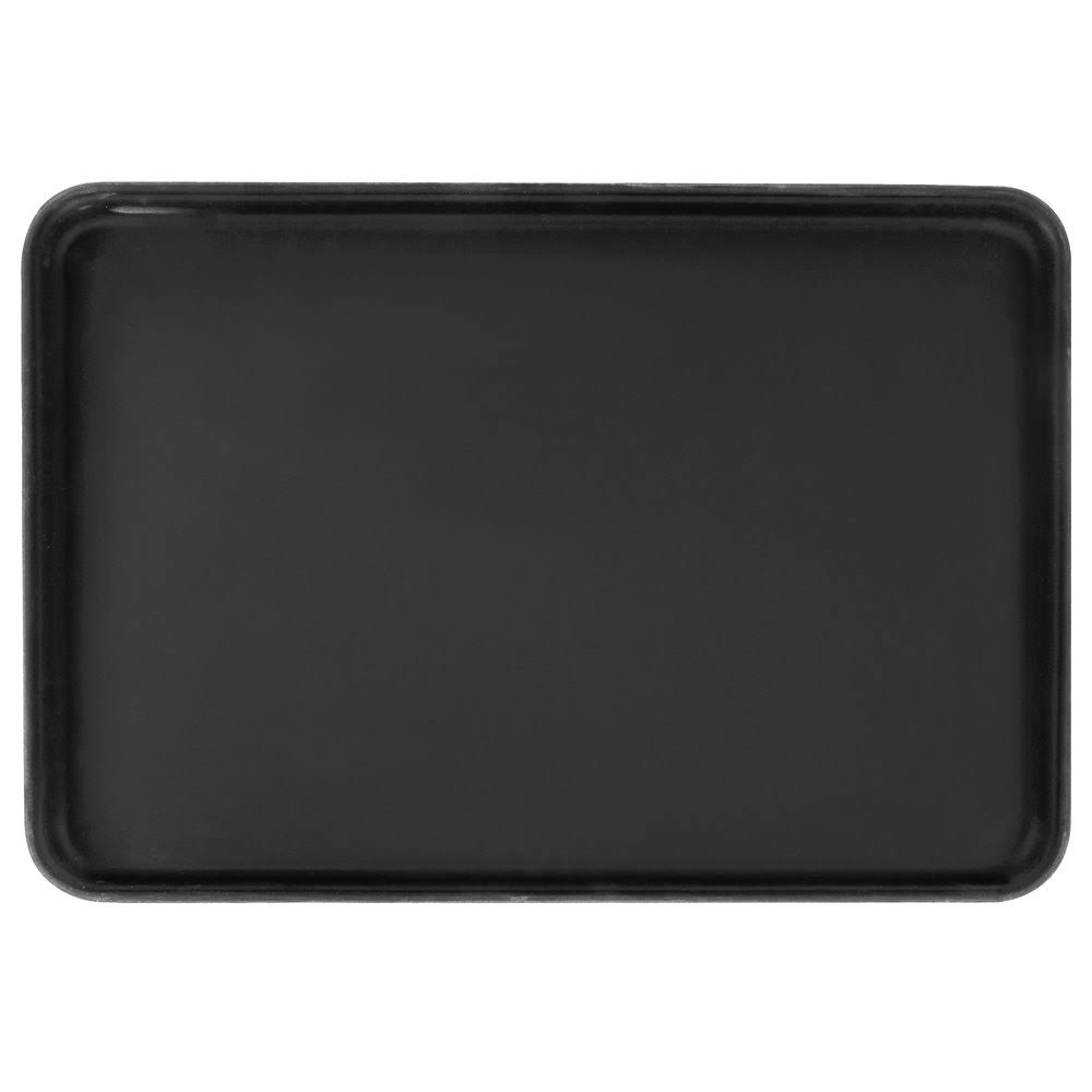 Black Non Skid Fiberglass Serving Tray D75460