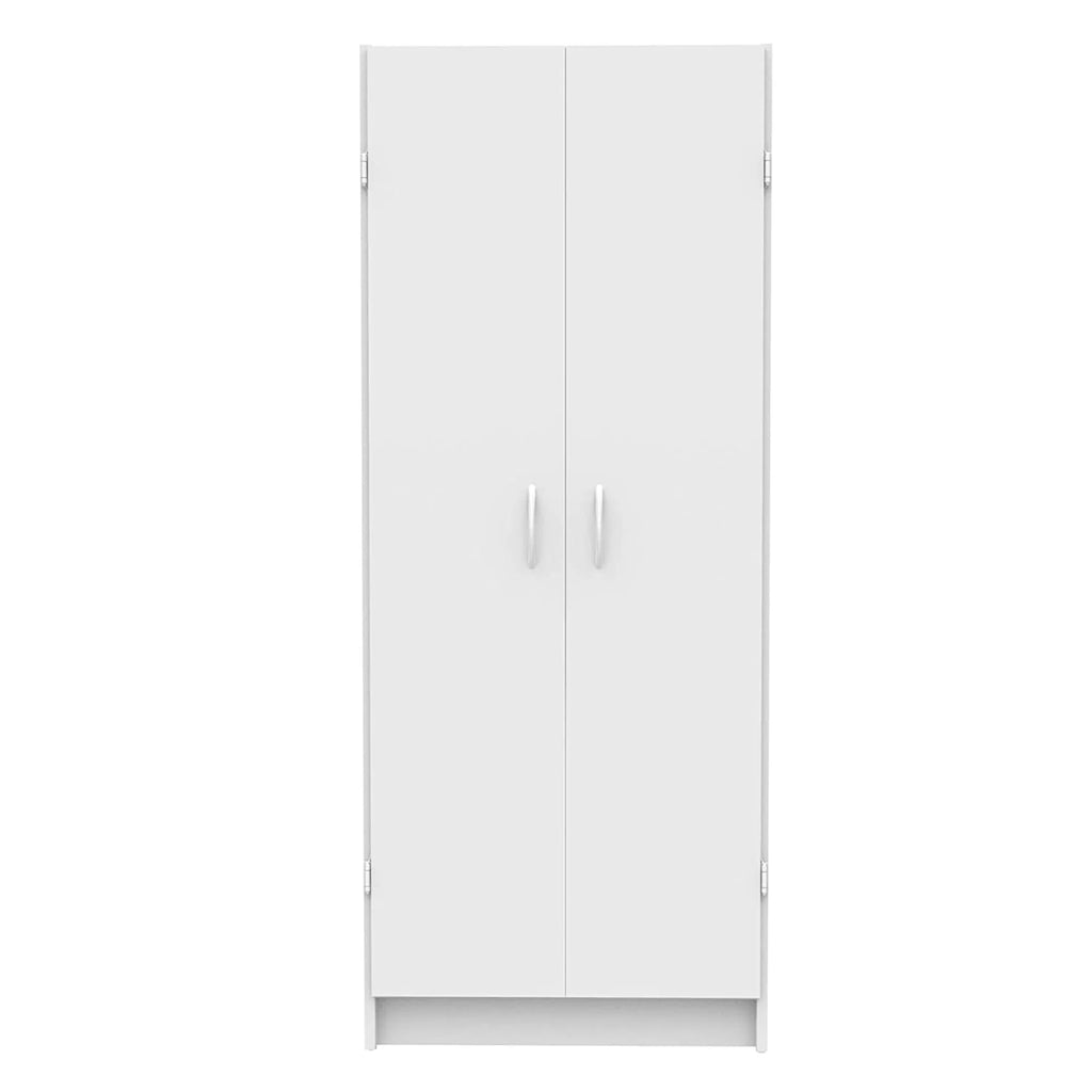 Adjustable 4 Shelf Pantry Cabinet White H3377