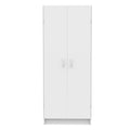Adjustable 4 Shelf Pantry Cabinet White H3377