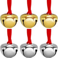 300 Pieces Christmas Bell Ornaments 1.5'' Silver P855