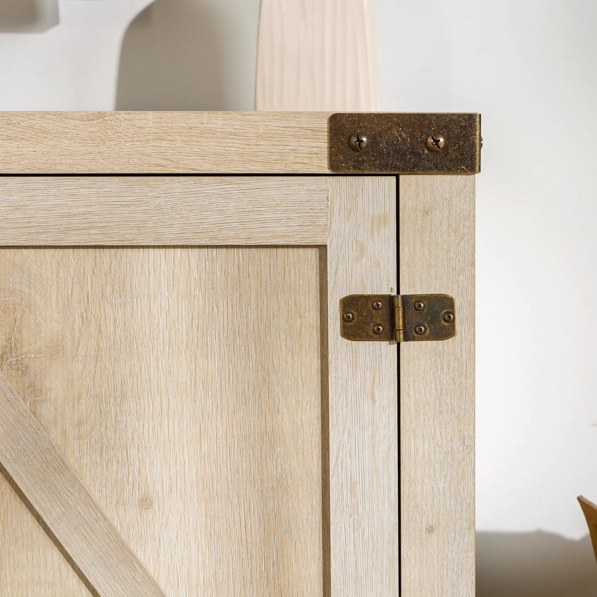 Modern Farmhouse Barn Door TV Stand E21778