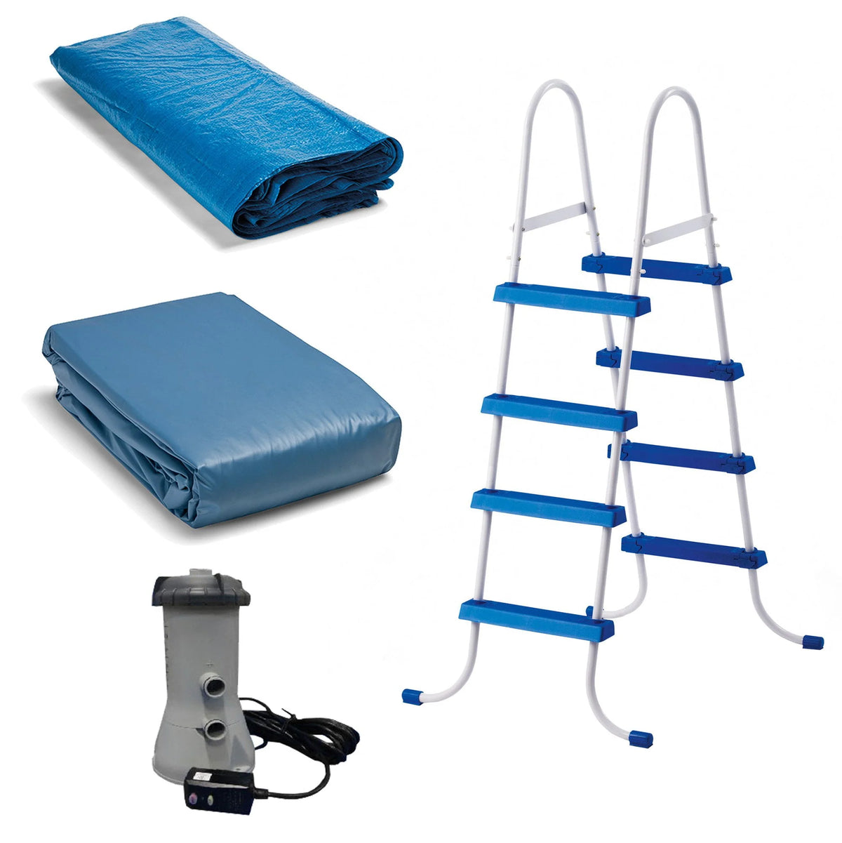 15 x 48 Inflatable Pool with Ladder and Pump C88366