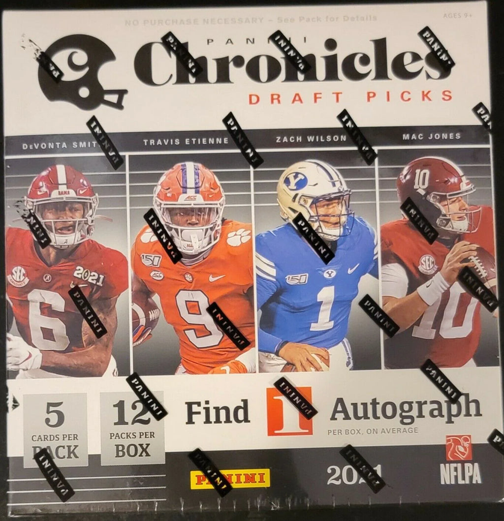 2021 Panini Chronicles Draft Picks Football Trading Card MEGA Box I16283