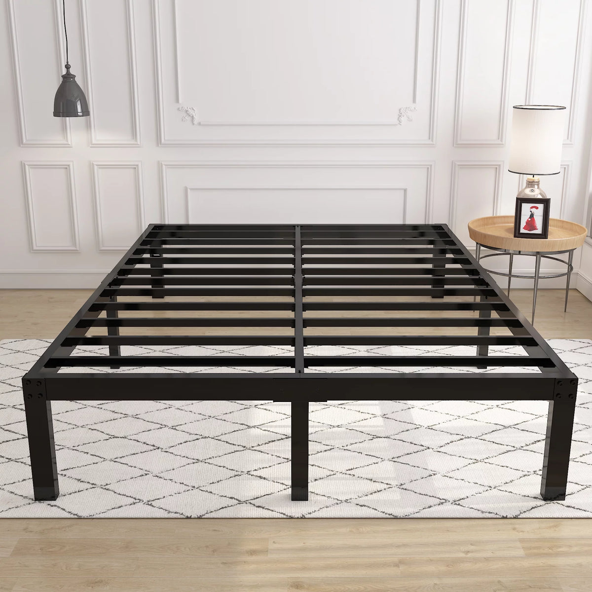 Queen Heavy Duty Metal Platform Bed Frame H506