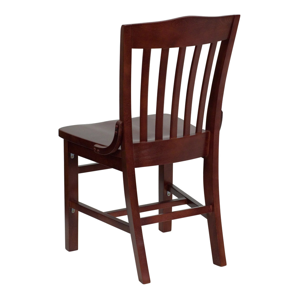 Mahogany Wood Chair W7075