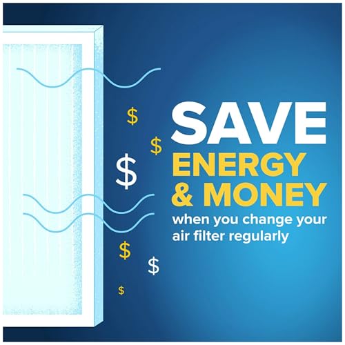 16x25x1 Pleated Electrostatic Air Filter, MERV 11, 4 Pack A8747