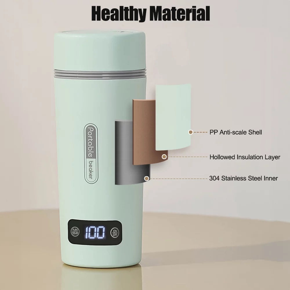 Portable Electric Kettle 350ml Stainless Steel E39772