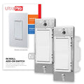 White In-Wall Rocker Paddle Smart Switch 2 Pack R15294