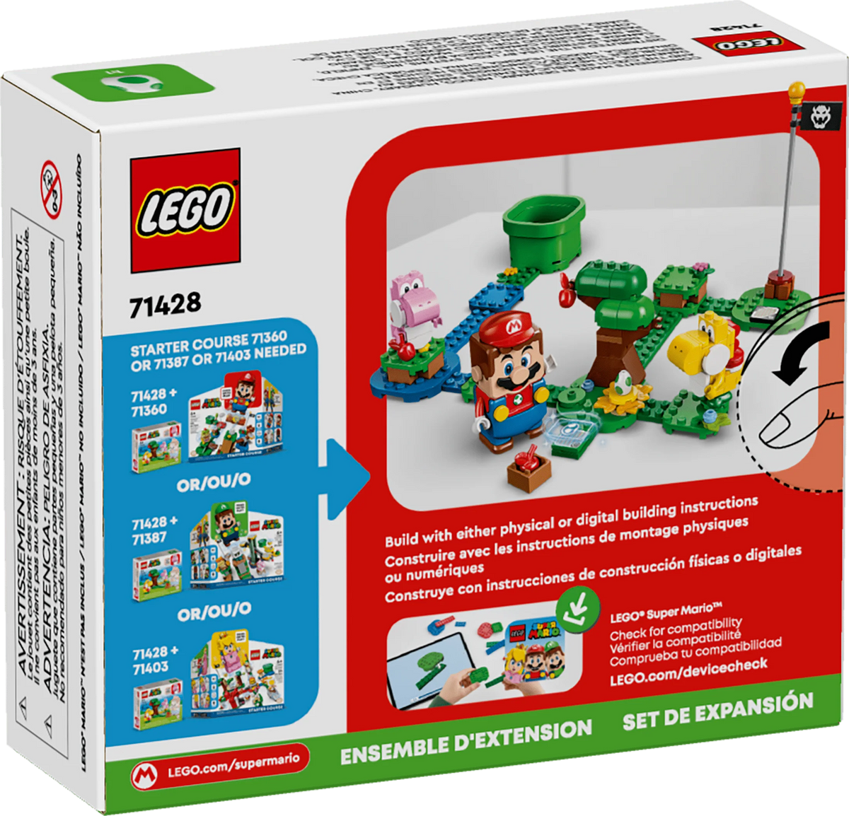 Building Toy Set with 2 Brick-Built Characters Y59986