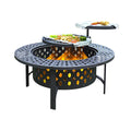 36 inch Round Wood Burning Metal Fire Pit D609603