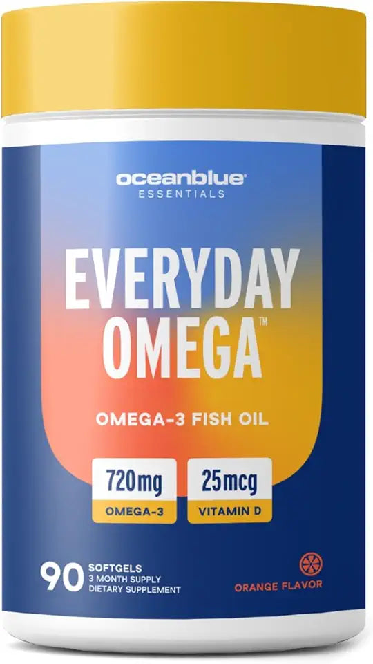 90 Count Burpless Fish Oil Supplement with Vitamin D3 Q43817