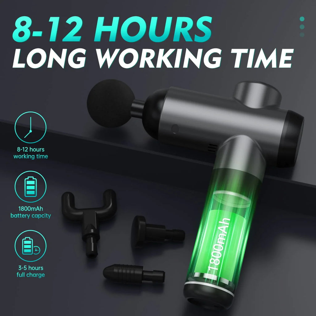 Adjustable Handheld Deep Tissue Massage Gun D4718