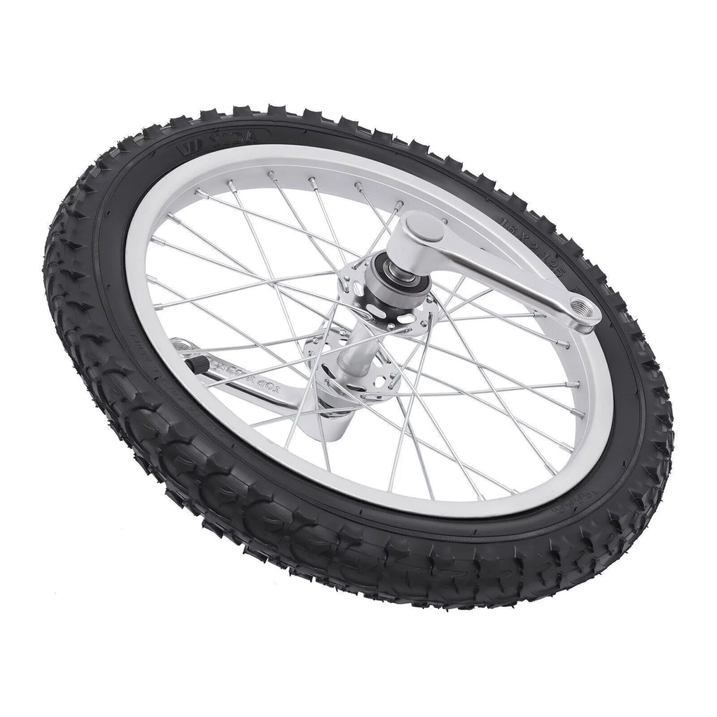 24 Unicycle 1 Wheel Bike Adjustable Height Blue Z998285