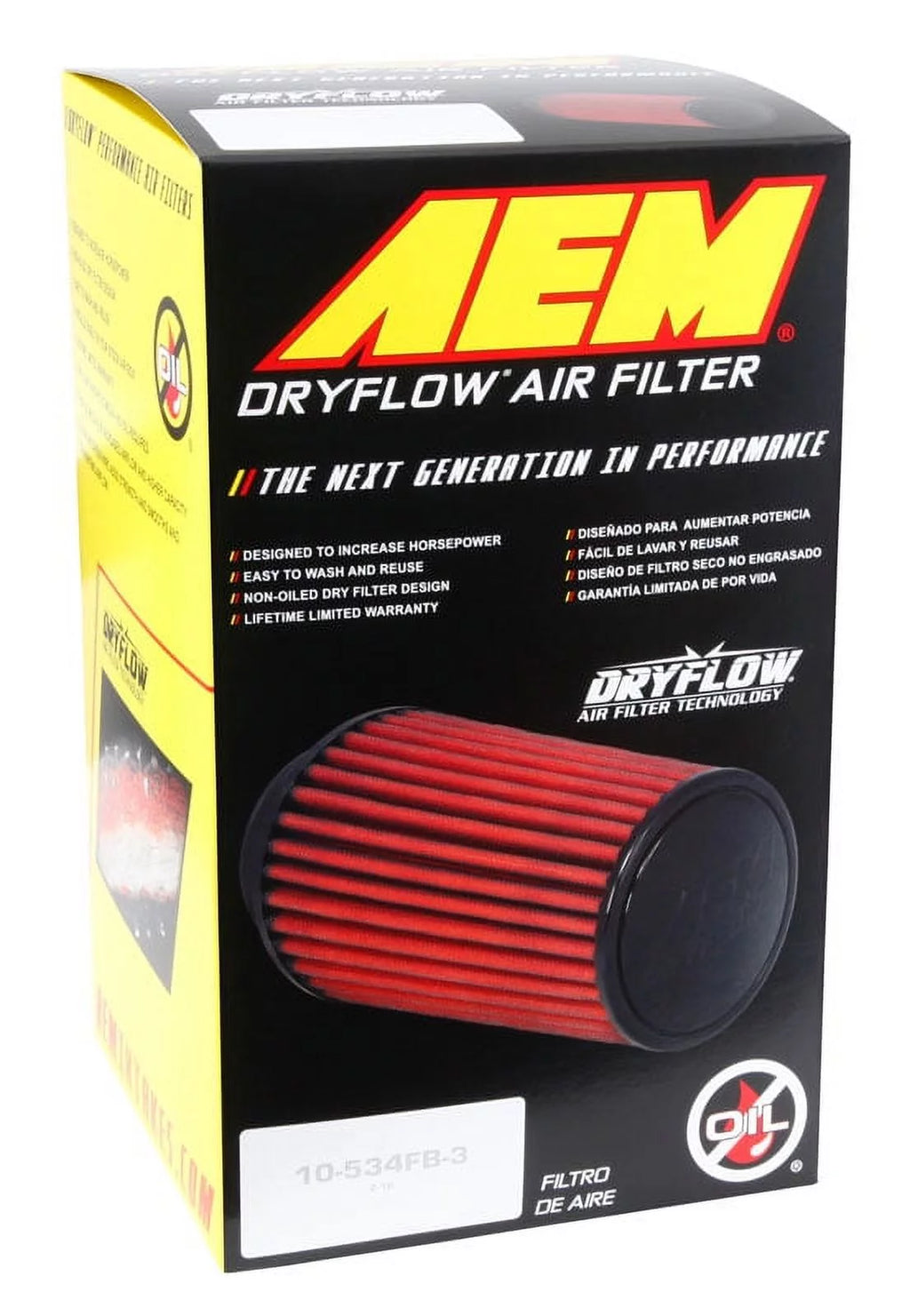 Universal DryFlow Clamp-On Air Filter I124185