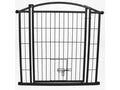 Black Outdoor Walk-Thru Pet Gate I560