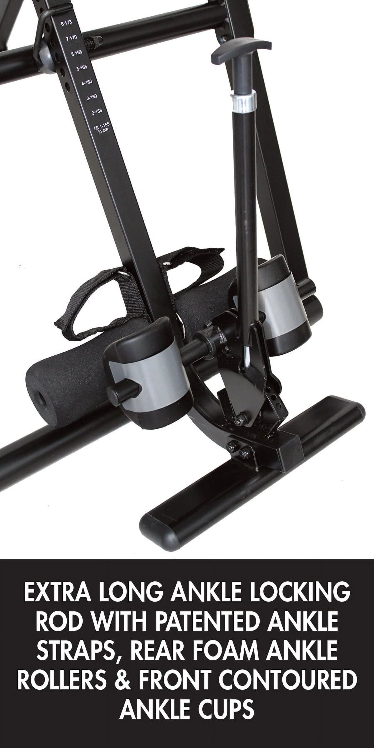 Blue Heat and Vibration Massage Inversion Table L502597