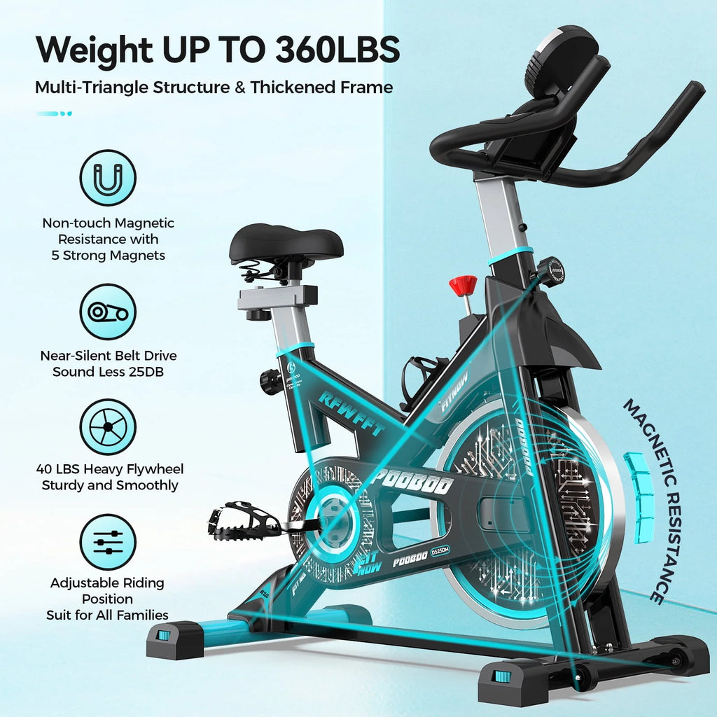 Adjustable Magnetic Resistance Indoor Exercise Bike A6159