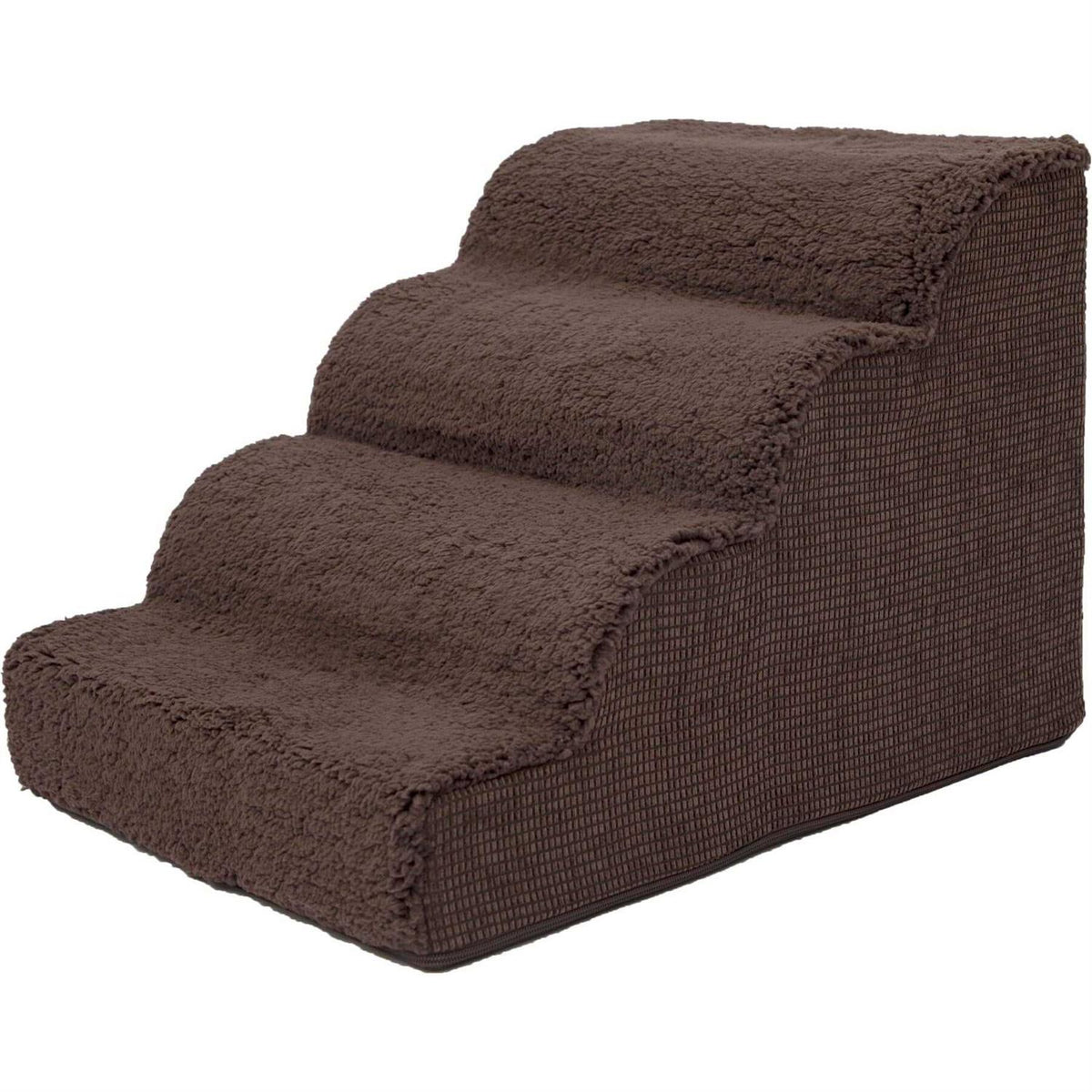 High Density Foam Scalloped Sherpa Top 4 Steps Q186
