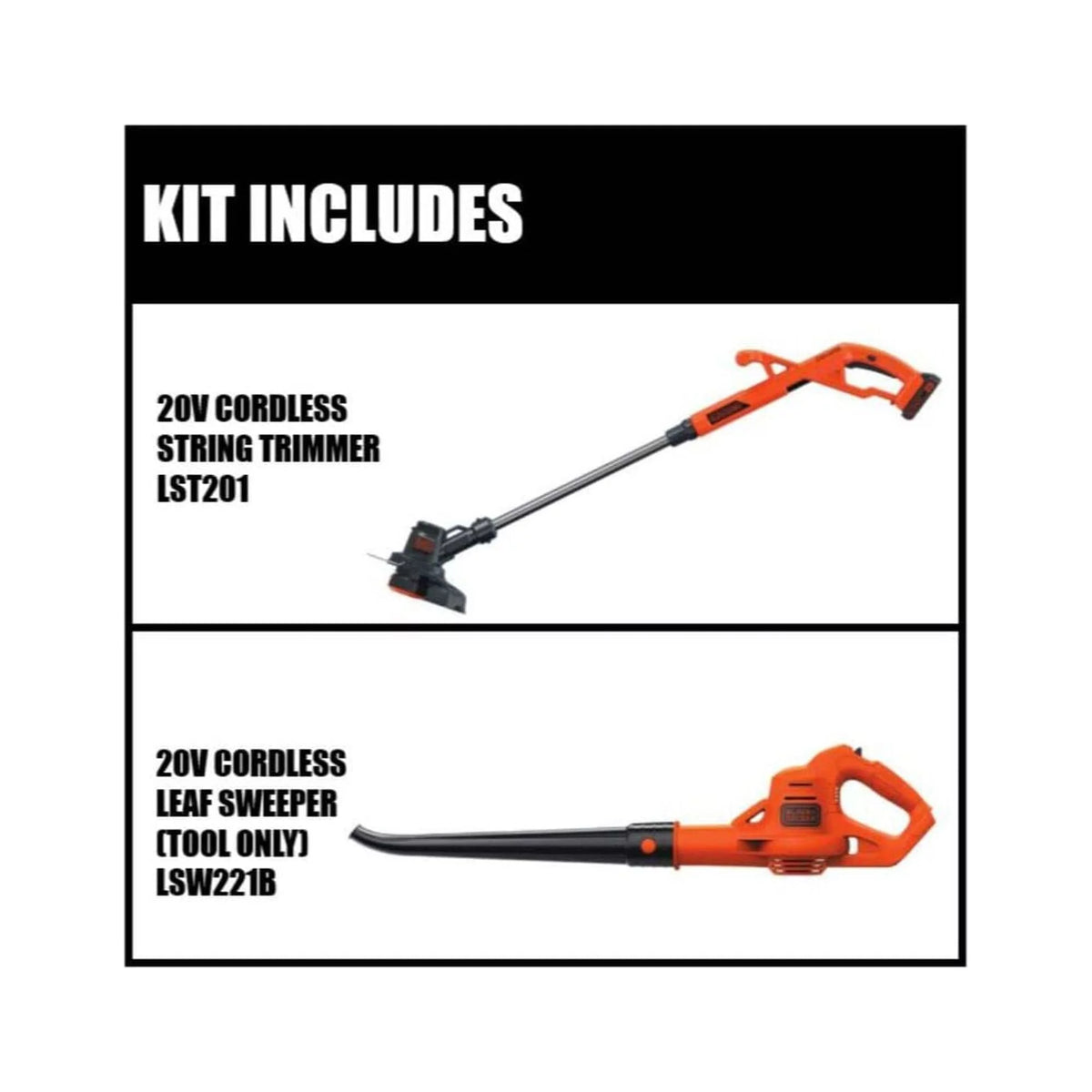 20V MAX Cordless String Trimmer and Sweeper Combo Kit N714963