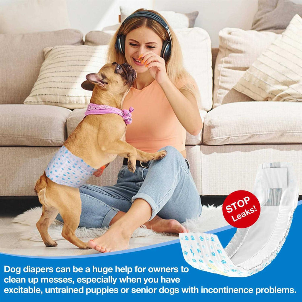 Soft Disposable Male Dog Wraps T1380