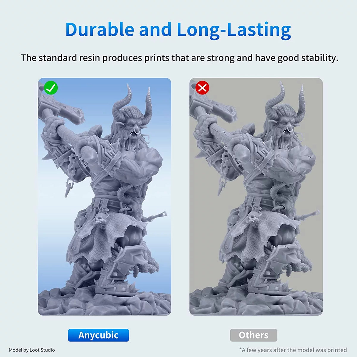 405nm UV Resin for LCD 3D Printer Gray 2kg V3280