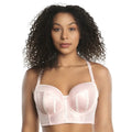 Petal Pink Dot Longline Bra S260