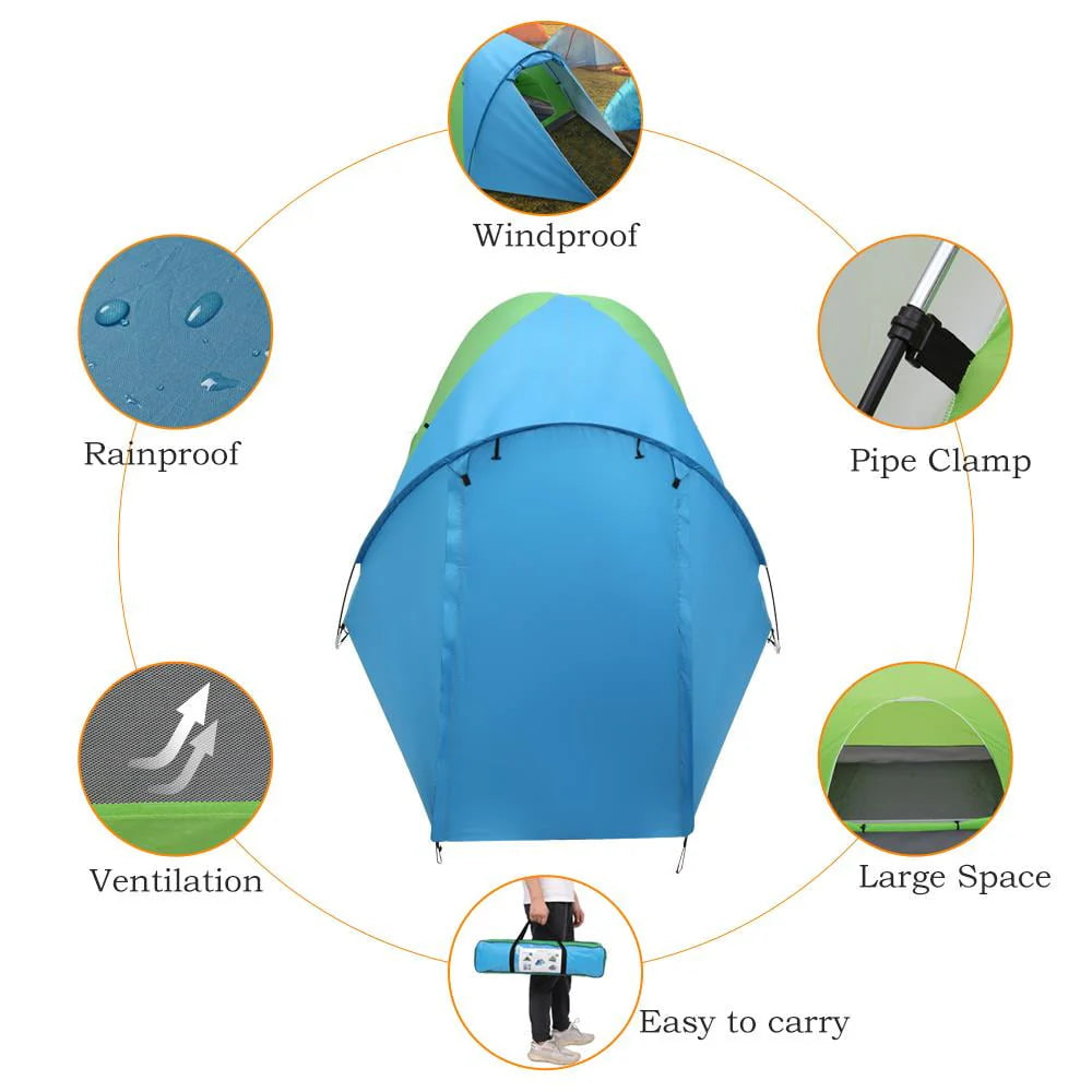 Blue Green Oxford Fabric Single Person Tent A77740