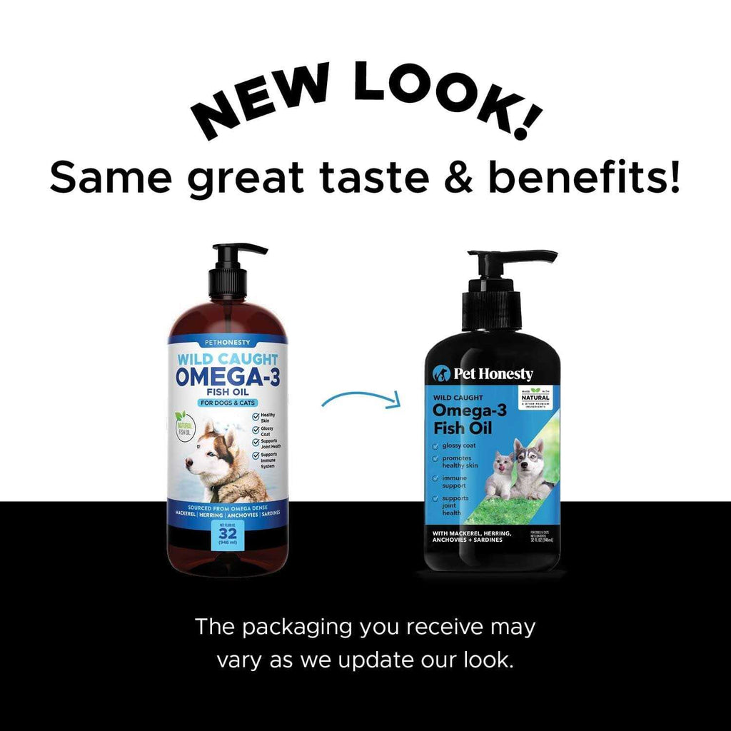 Wild Caught Omega-3 Fish Oil Supplement for Dogs and Cats X864593