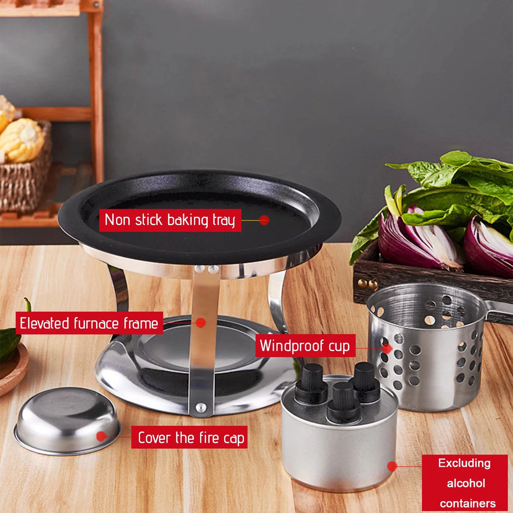Stainless Steel Non-Stick Grill Pan J278