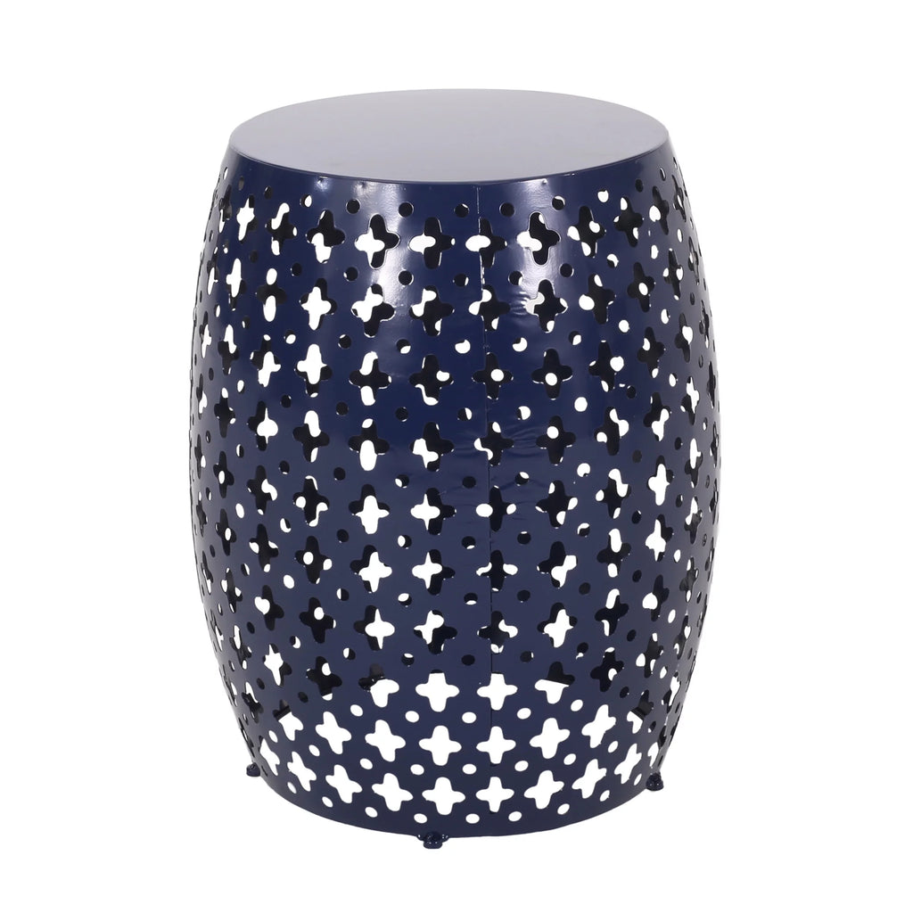 Black Metal Outdoor Side Table D91573