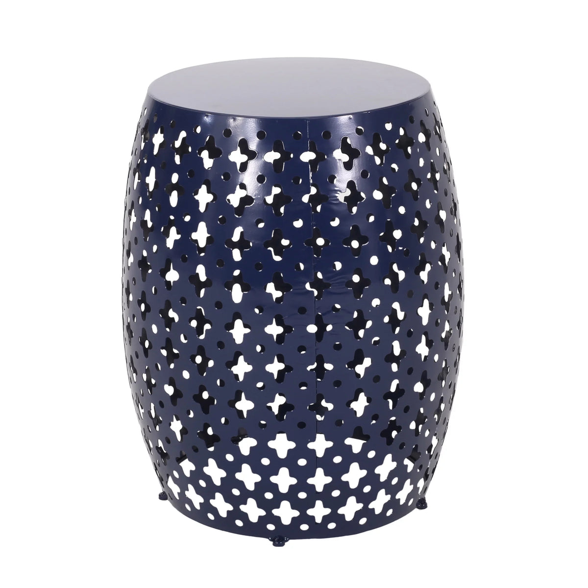 Black Metal Outdoor Side Table D91573
