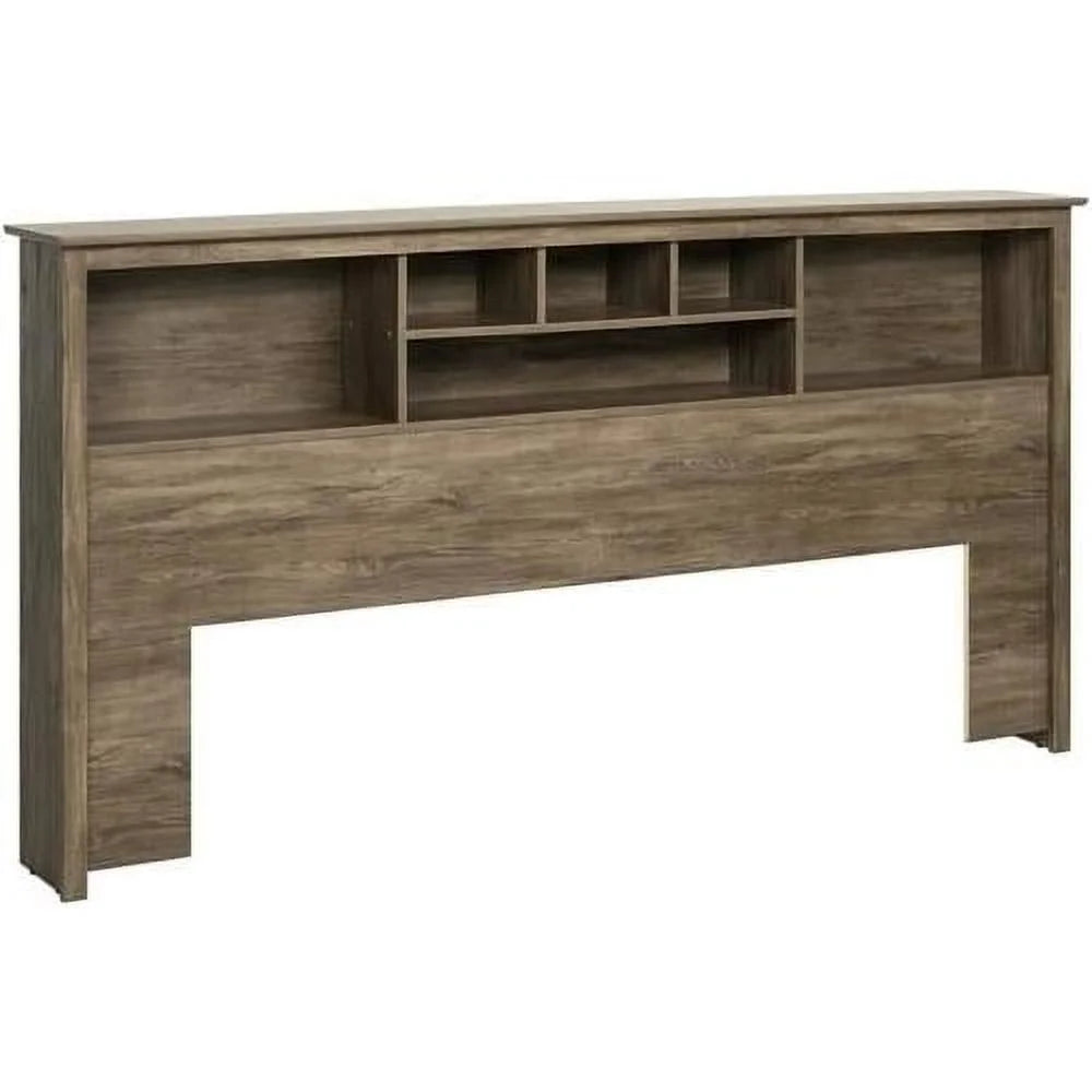 King Engineered Wood Bookcase Headboard R6458
