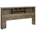 King Engineered Wood Bookcase Headboard R6458