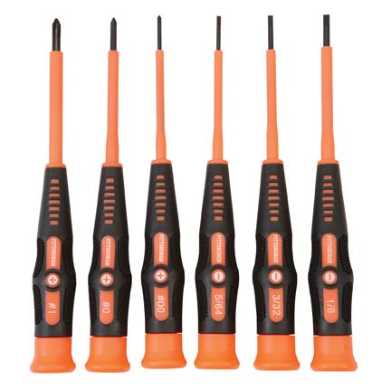 Precision Electrical Screwdriver Set, 6 Piece A1512