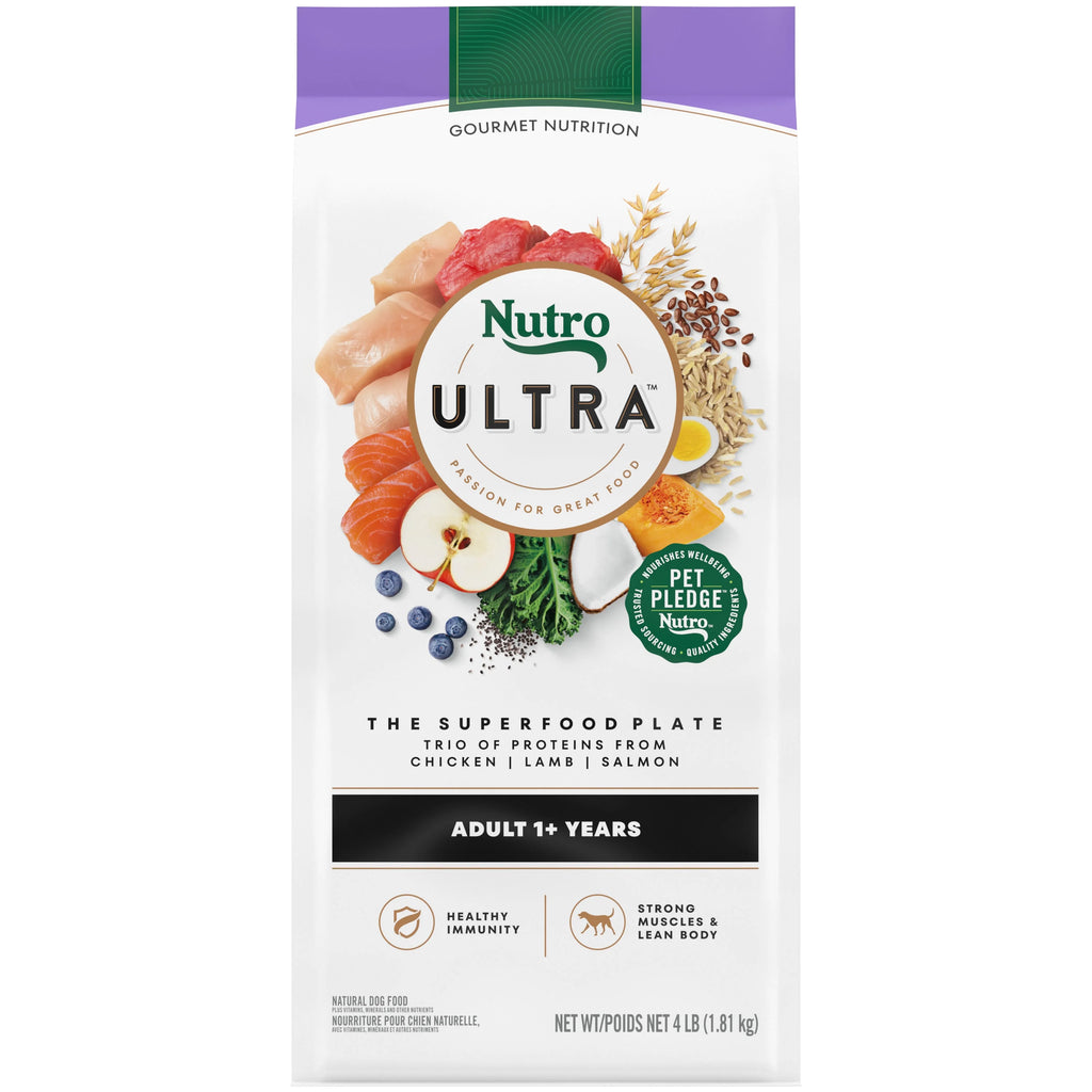 Adult Dry Dog Food With Chicken, Lamb And Salmon, 4 Lb. Bag R99873