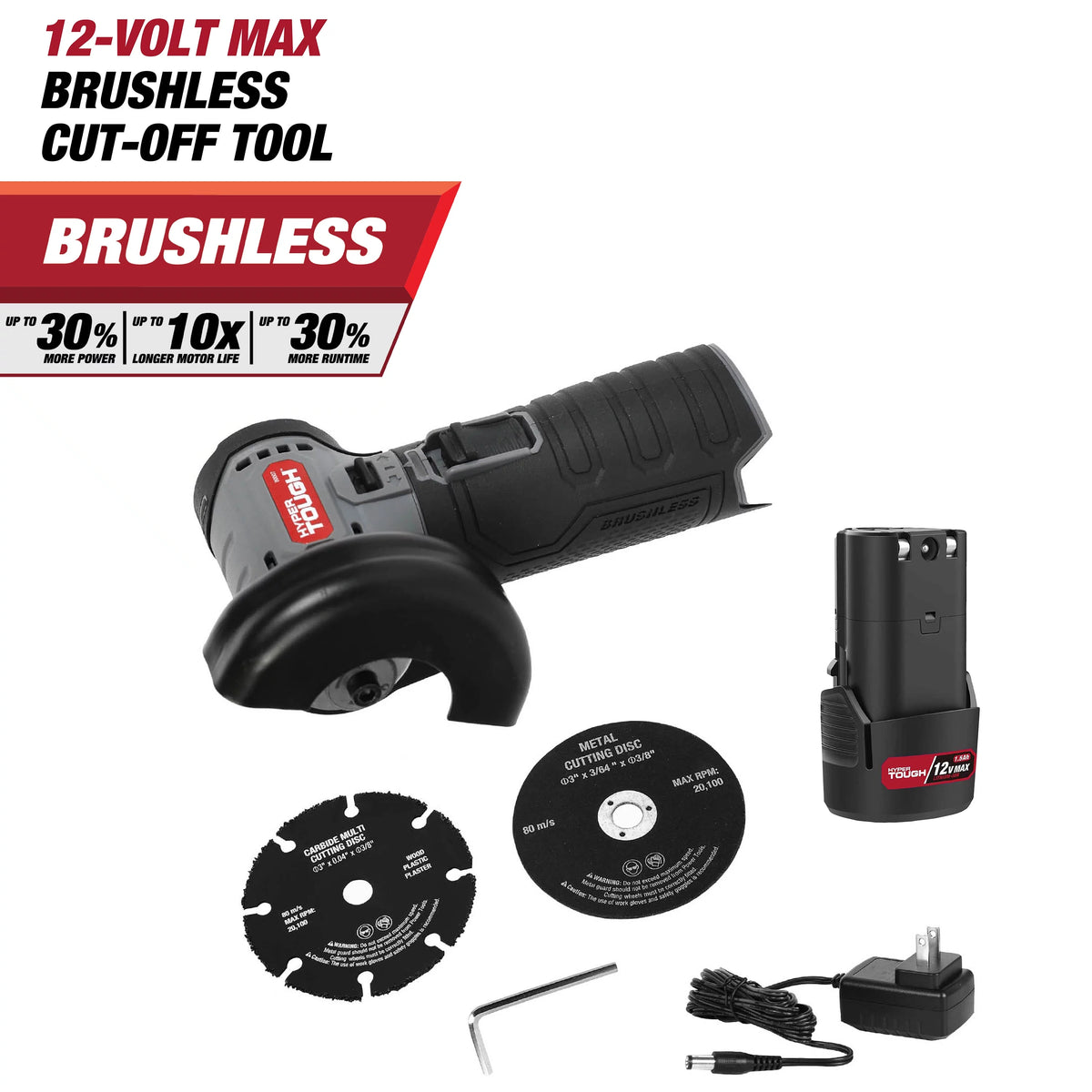 12V Max Brushless Palm Edge Router and 3-inch Disc Brushless Cut-off Tool with 1.5Ah Battery and Charger Z867934