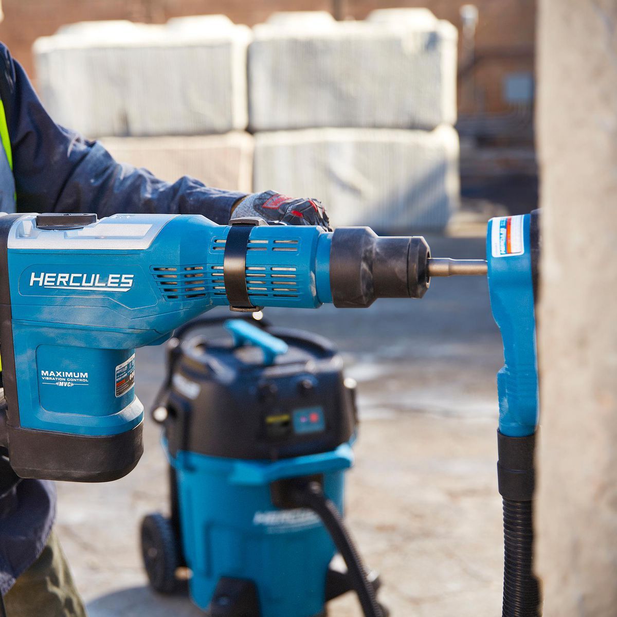 Hammer Drilling Dust Collection Attachment Q195