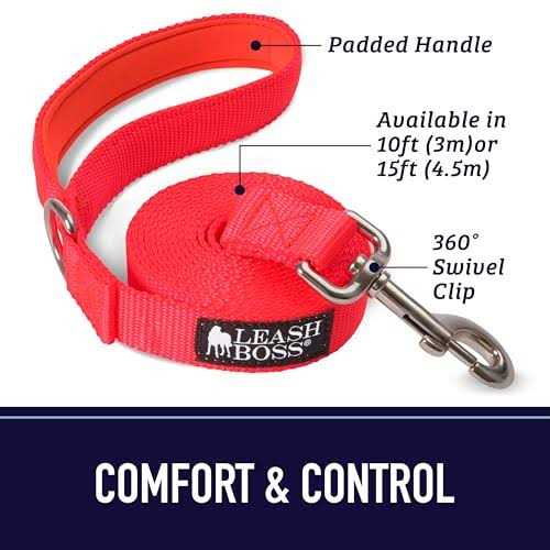 10 Foot Dog Leash with Padded Handle V912664