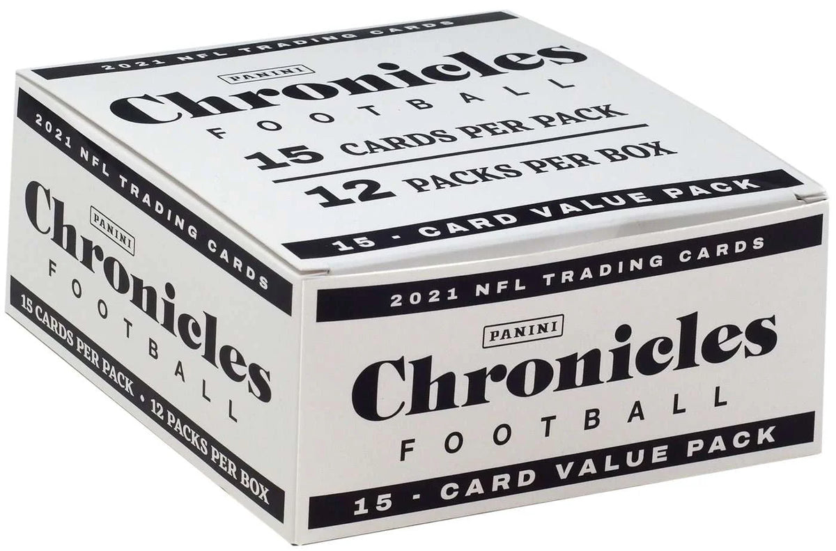 2021 Chronicles Football Trading Card Value Box (12 Packs) F434622