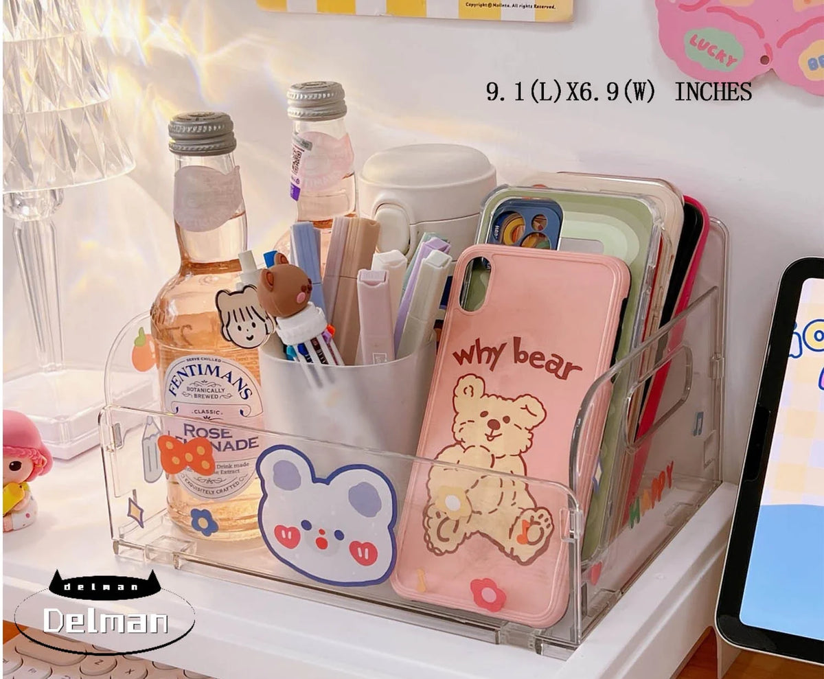 Foldable Desk Organizer with Stickers S593