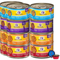 Premium Canned Cat Wet Food Pate 12 Pack 4 Flavor X985791