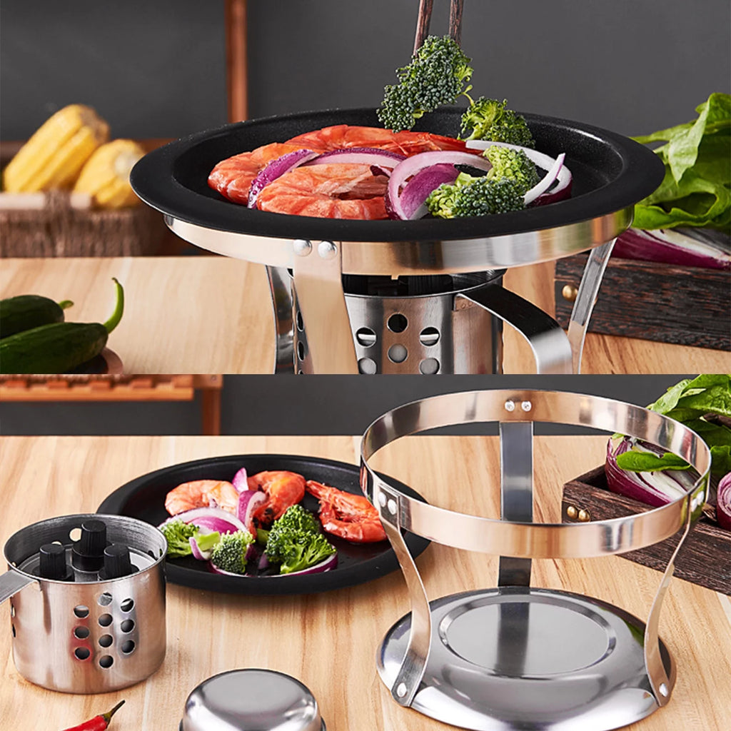 Stainless Steel Non-Stick Grill Pan J278