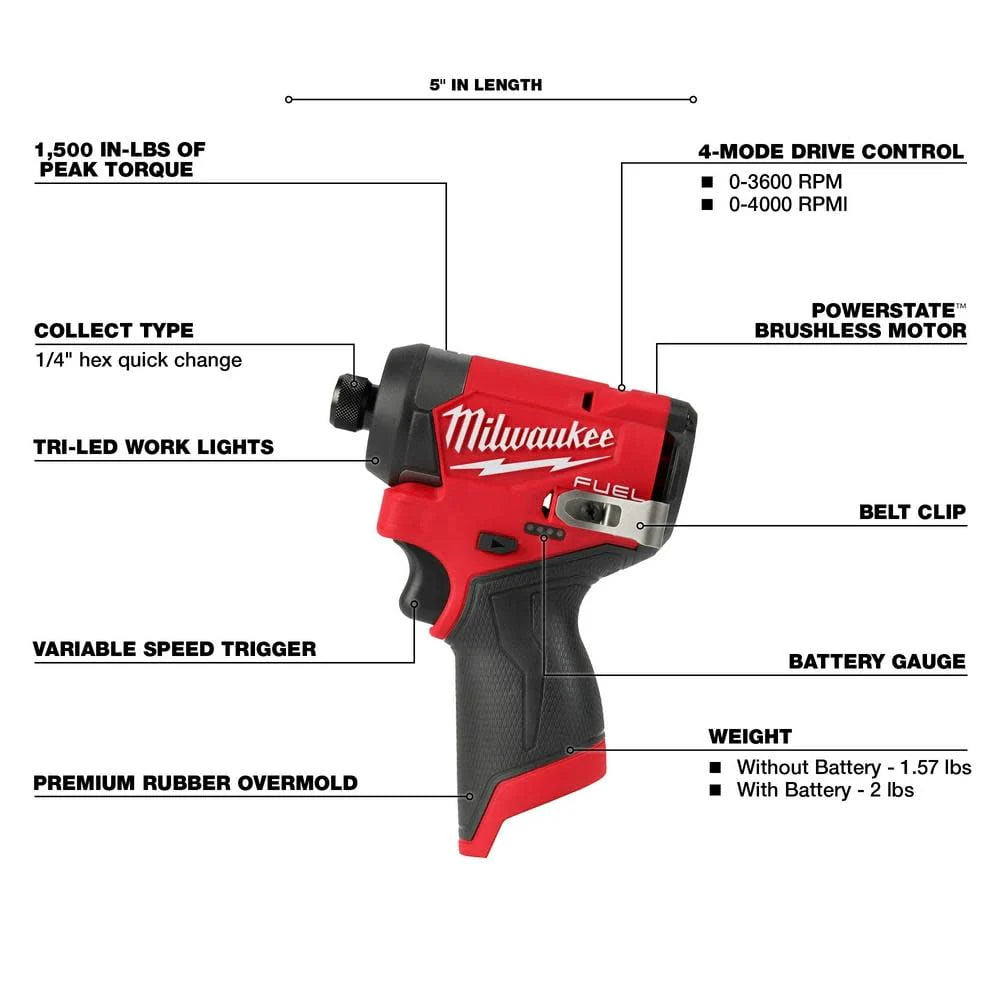 1/4 Hex Impact Driver K120